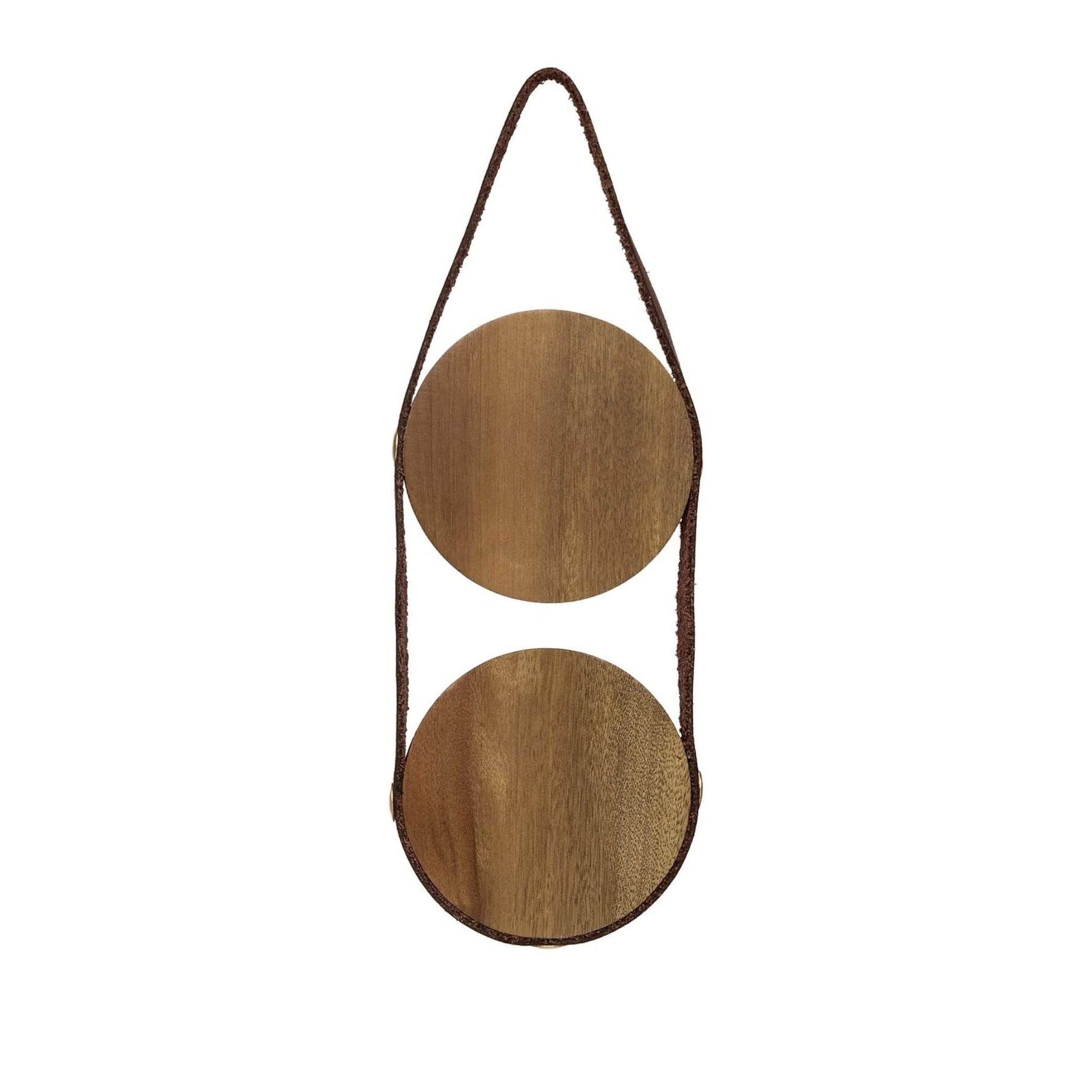 Ornament Medallion Hanging Protection Wall Hanger on Leather Strap - Nazareth Store