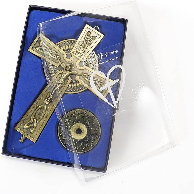 Antique Gold Plated Deatachable Standing Crucifix - Nazareth Store