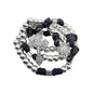 Silver Beads Paracord Rosary Necklace Miraculous Medal & Pardon Crucifix - Nazareth Store