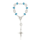 One Decade Car Rosary St. Benedict Medal & Rearview Mirror Charm - Nazareth Store